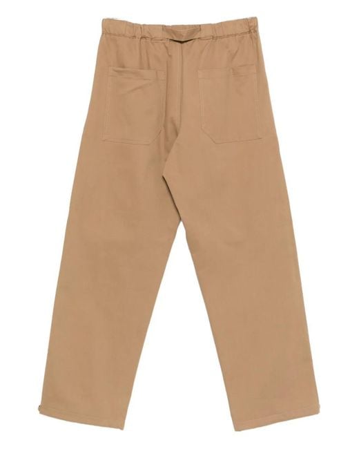DARKPARK Natural Layered Trousers With Drawstring for men