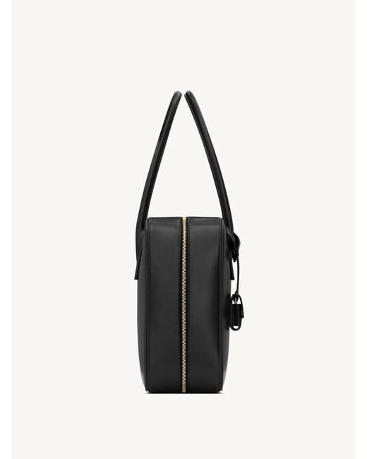 Saint Laurent Black Sac De Jour Trunk Bag