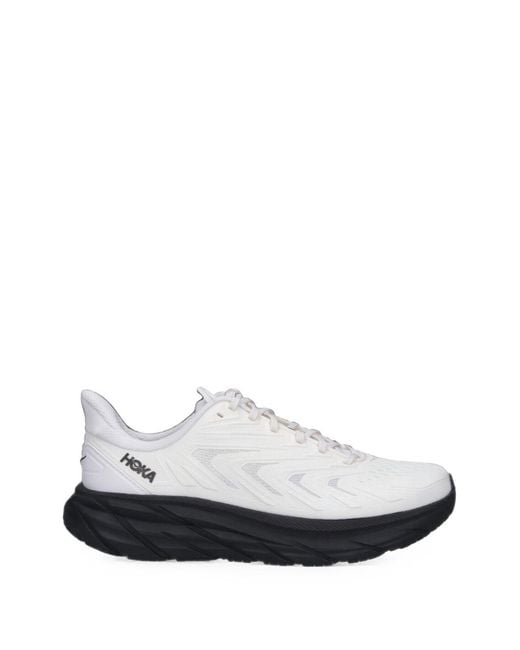 Hoka One One White Hoka Frost Polyamide Rubber Shoes for men