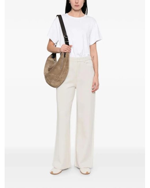 Max Mara White S Max Mara Smmbrioso Trousers