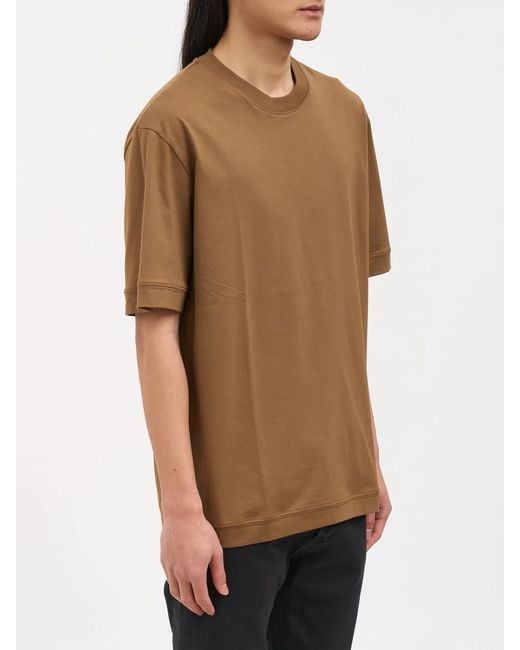 Paolo Pecora Brown Jersey T-Shirt for men