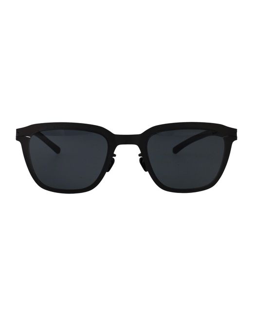 Mykita Black Squared Sunglasses Avery 002 for men