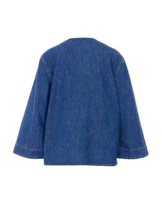Valentino Garavani Blue Denim Shirt