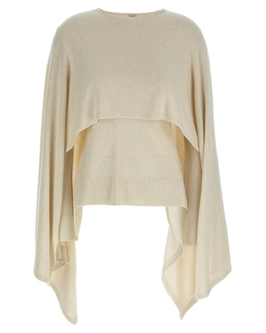 Totême White Silk Cardigan