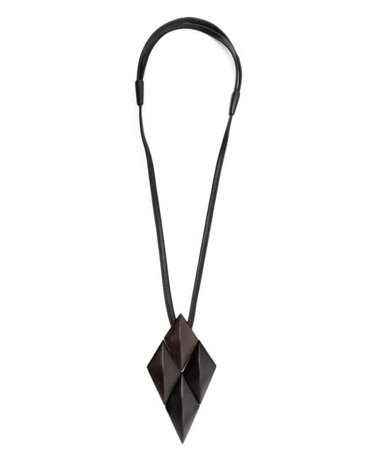 Monies Black Pendant Necklace