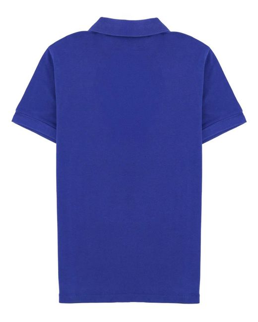 Tom Ford Blue Lyocell And Cotton Polo Shirt for men
