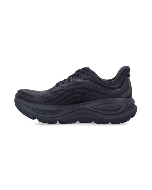 Hoka One One Blue Hoka Polyamide Rubber Shoes for men