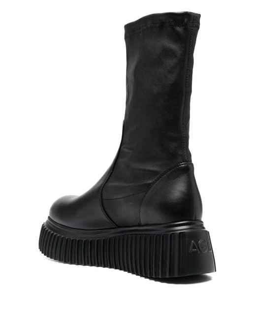 Agl Attilio Giusti Leombruni Black Leather Shoes