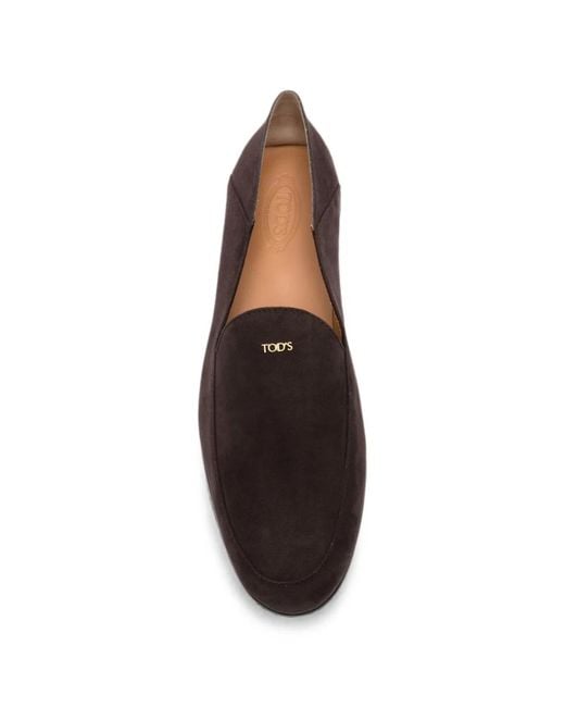 Tod's White Leather Loafers