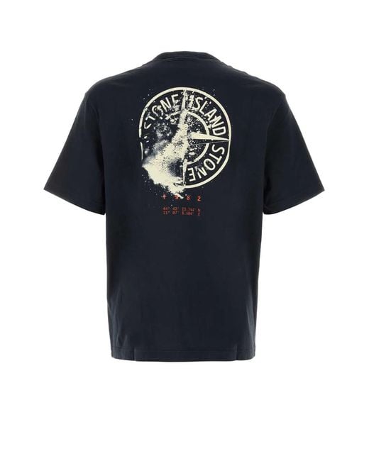 Stone Island Black Ss T-Shirt for men
