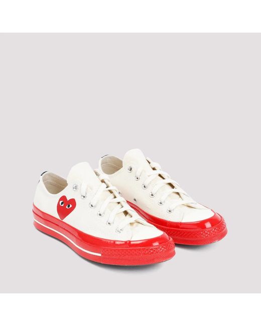 COMME DES GARÇONS PLAY Red Heart Print Sneakers for men