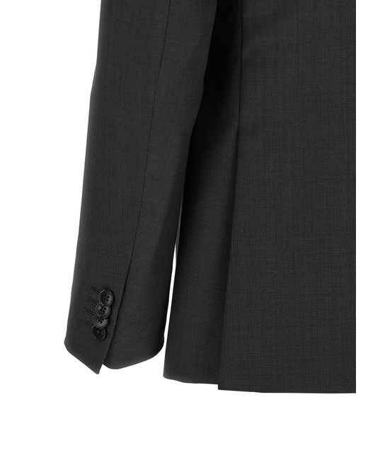 Zegna Black Wool Dress for men