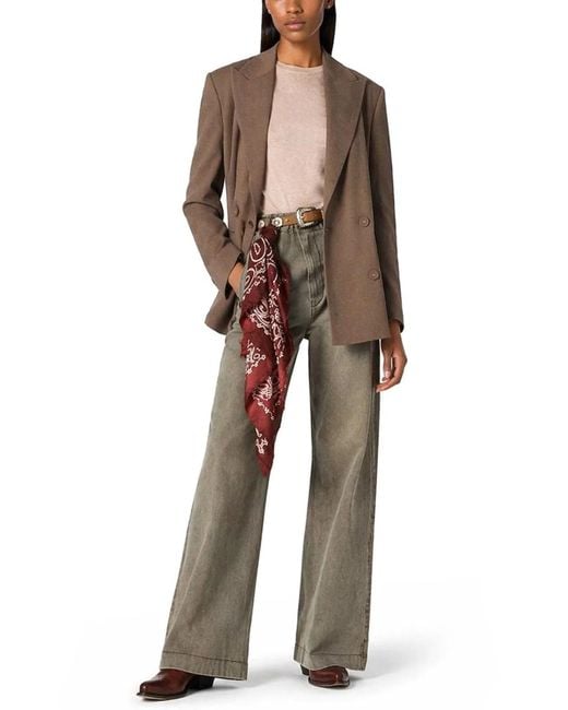 Golden Goose Deluxe Brand Brown Blazer Doppiopetto