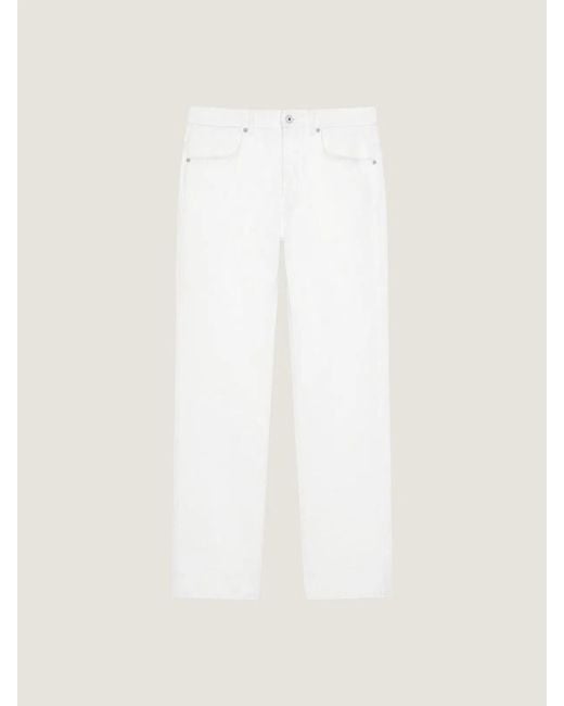 Givenchy White Straight Fit Denim Pants for men