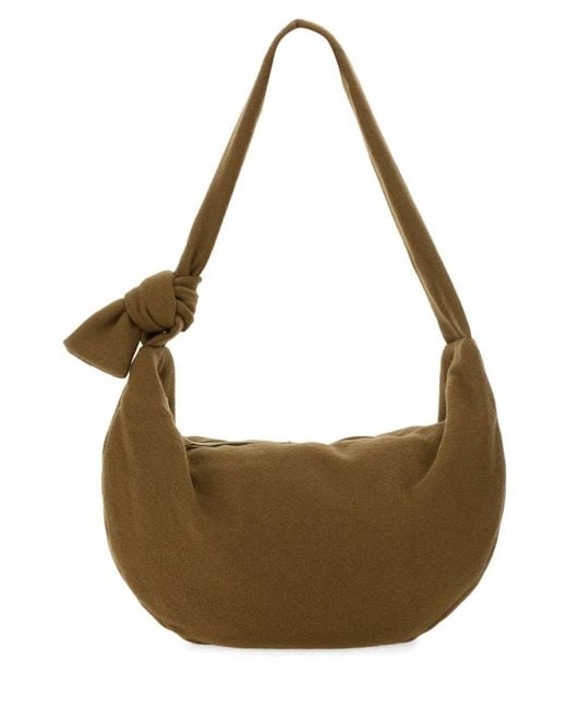 Alysi Metallic Bag With Knot