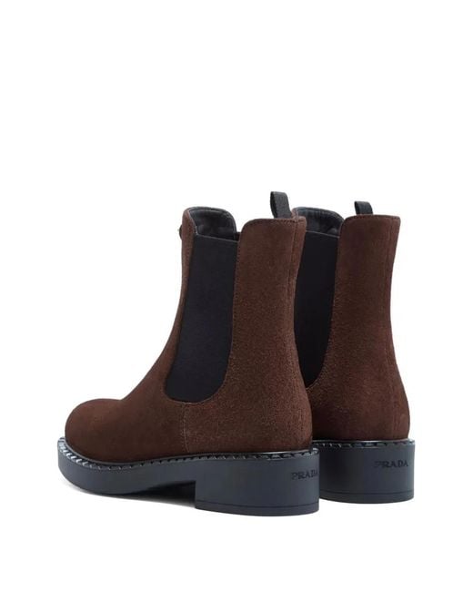 Prada Brown Stiefelette Chocolate