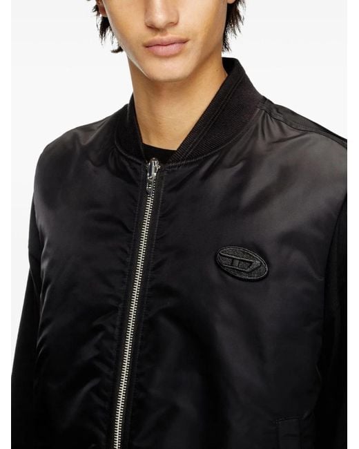 DIESEL Black Jackets Pa+Ribpc Pl Ea for men