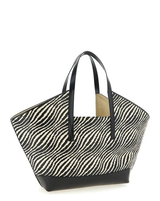 Marni Black 'Waves' Shopping Bag