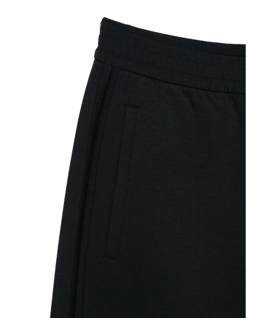 Emporio Armani Black Cotton Trousers