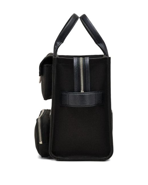 Marc Jacobs Black "The Tote Bag" Cargo Canvas Tote Bag