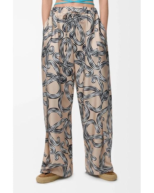 Loewe White Elasticated Trousers