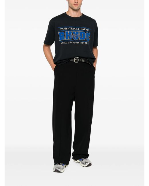 Rhude Blue Chrono Tee for men
