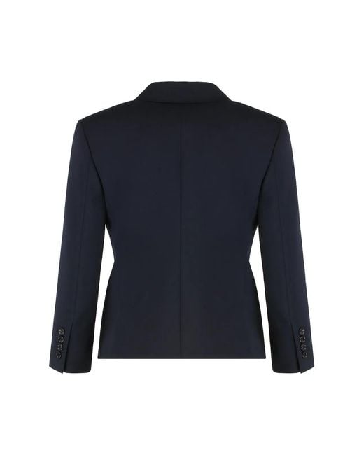 Max Mara Blue Crop Blazer
