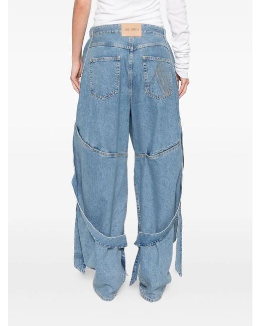 The Attico Blue Denim Cotton Jeans