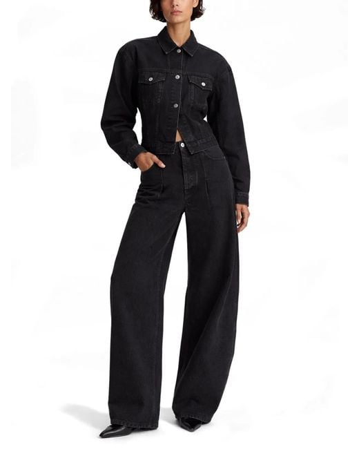 Jacquemus Black Denim Jacket "De-Nimes"