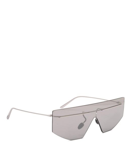 Prada Gray Metal Sunglasses Frame for men