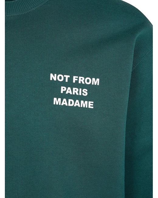 Drole de Monsieur Green "Bold Slogan" Sweatshirt for men
