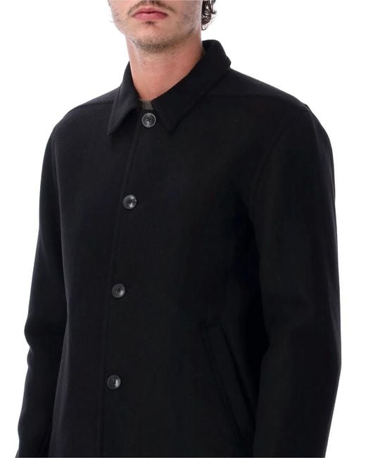 Rick Owens Black Brad Wool Jacket for men