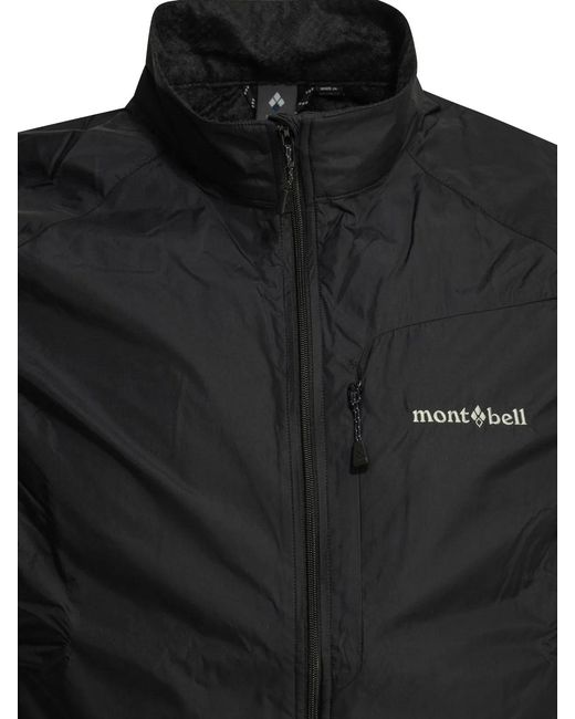 Montbell Black Nylon Polyurethane Jacket for men