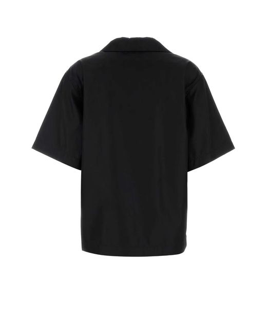 Prada Black Gabardine Shirt