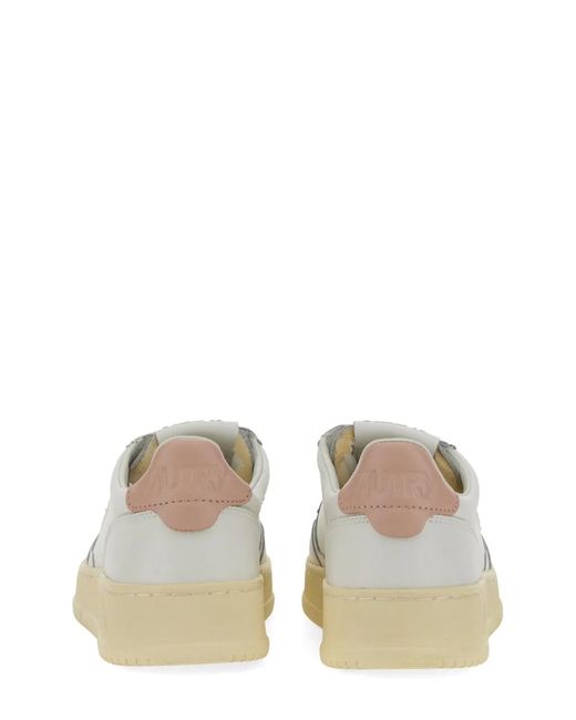 Autry White Leather Medalist Sneakers