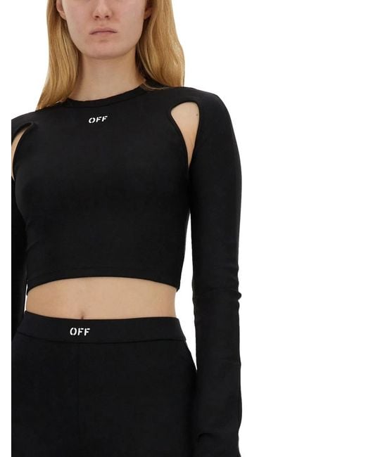 Off-White c/o Virgil Abloh Black Tops With Logo