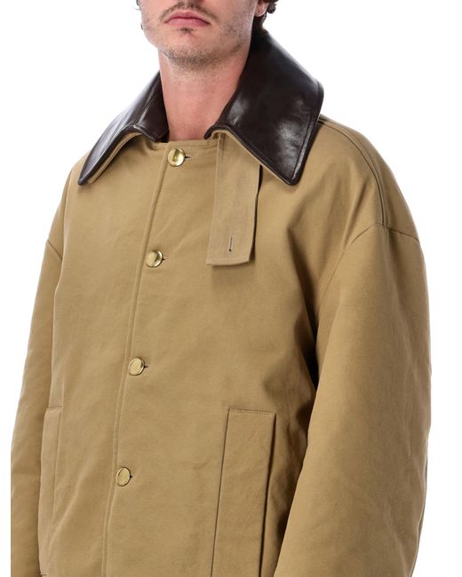 Balenciaga Natural Heavy Cotton Caban for men