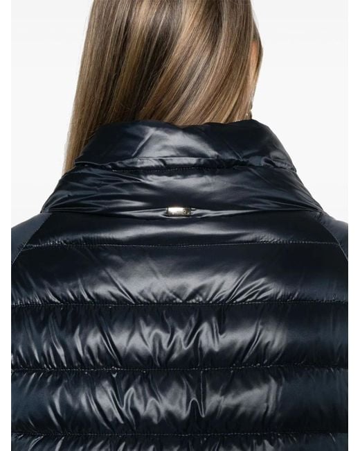 Herno Blue Sofia Nylon Cape