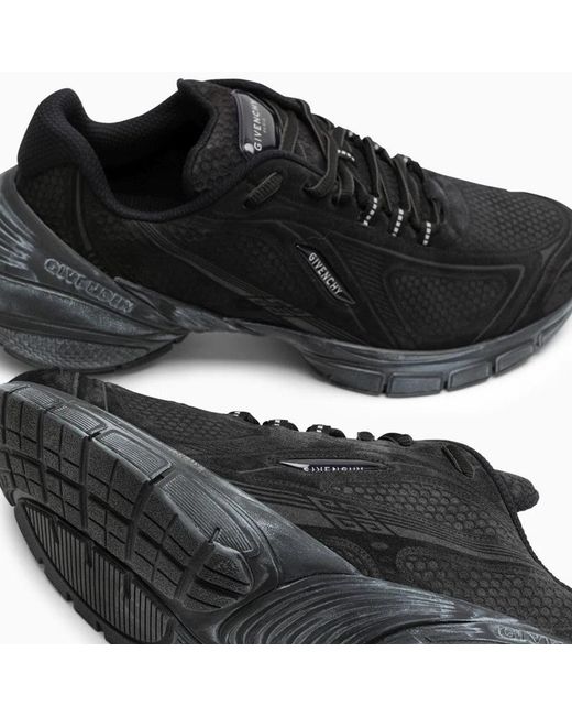 Givenchy Black Leather Tk-Mx Runner Sneakers for men