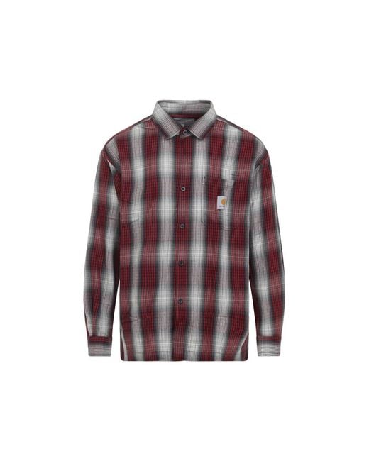 Carhartt Purple L/ Harlin Acrylic Shirt for men