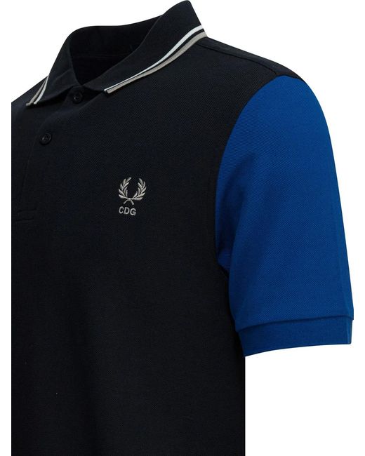 Comme des Garçons Black Shirt Cotton Polo Shirt for men