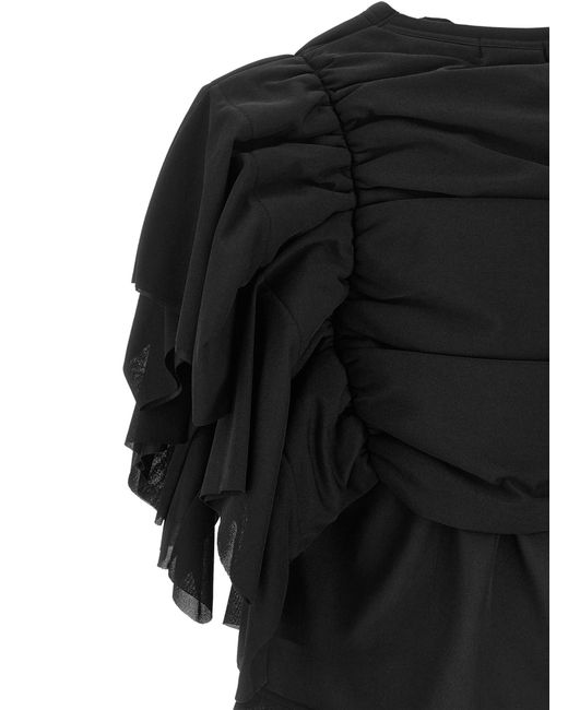 Comme des Garçons Black Polyester Pattern Shirt