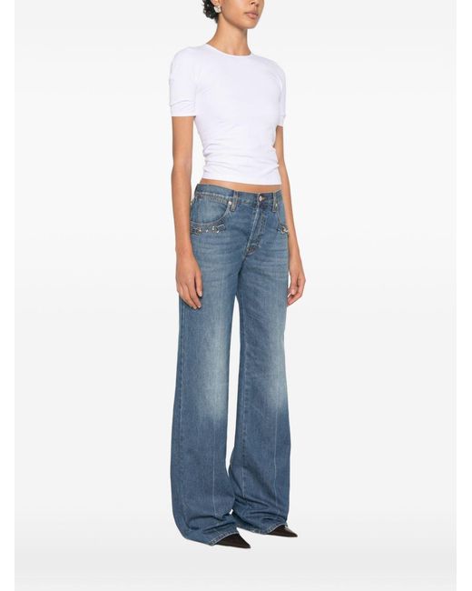 Gucci White Polyester Short Top