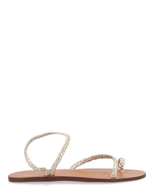Manebí Natural Manebi Goat Leather Flats
