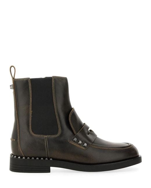 Ash Black Boot Wings Studs