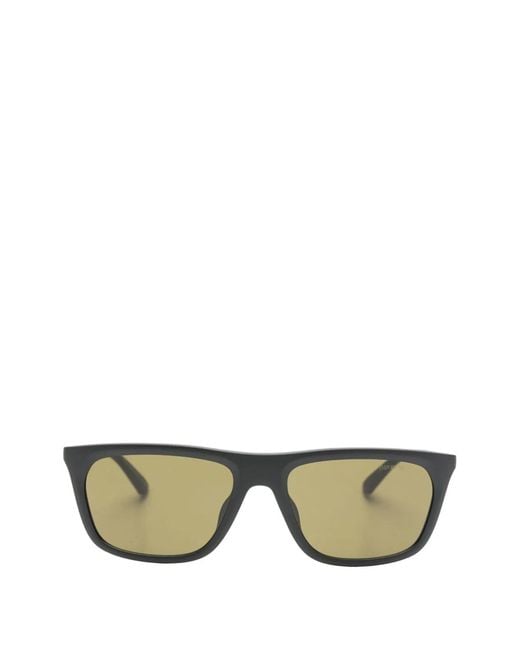 Emporio Armani Green Acetate Sunglasses for men