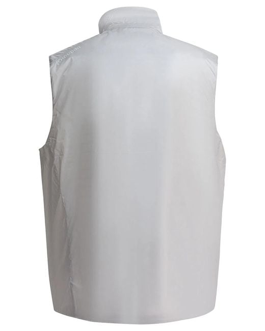 Houdini Sportswear Gray "Dunfri" Sleeveless Jacket for men