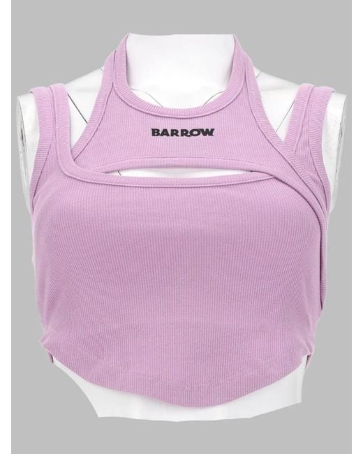 Barrow Pink Tank Top A Coste