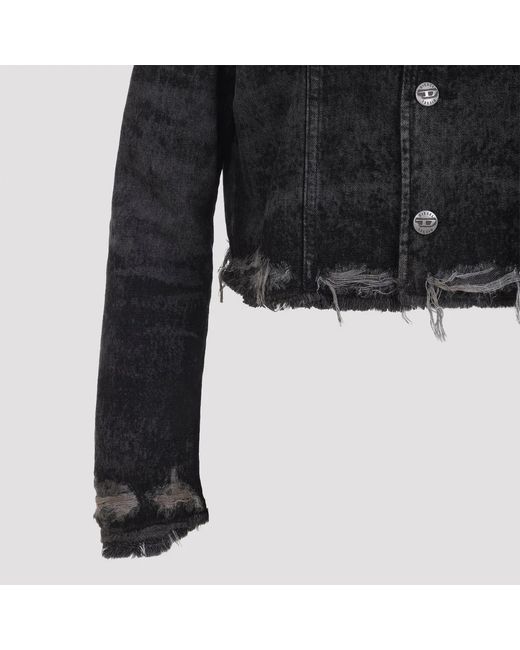 DIESEL Black Degraffyfsh Jacket