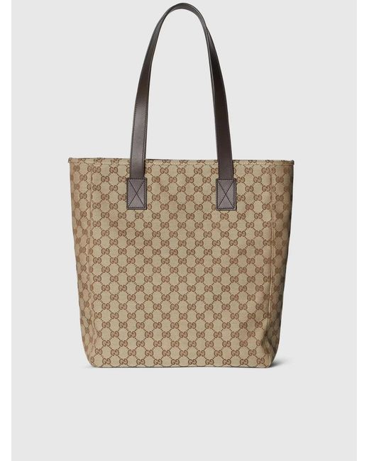 Gucci Natural Medium-Monogram Tote Bag for men
